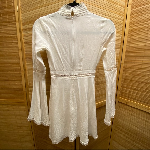 For Love And Lemons White Lace Detail Dress - Picture 3 of 8